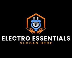 Electricity Power Plug logo