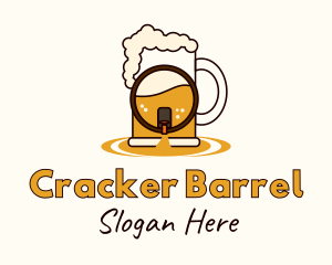 Beer Mug Barrel logo design
