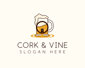 Beer Mug Barrel logo design