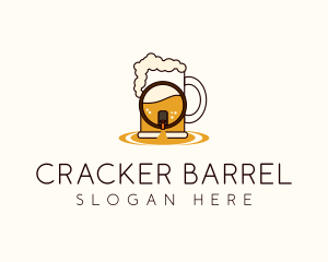 Beer Mug Barrel logo design