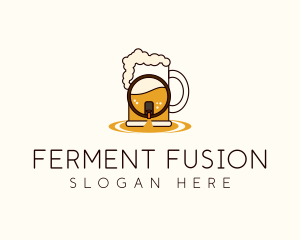 Beer Mug Barrel logo design