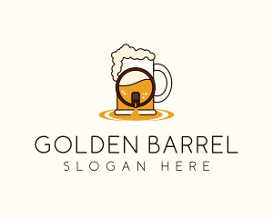 Beer Mug Barrel logo design