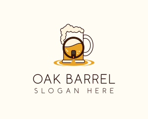 Beer Mug Barrel logo design