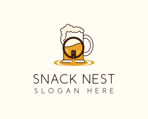 Beer Mug Barrel logo design