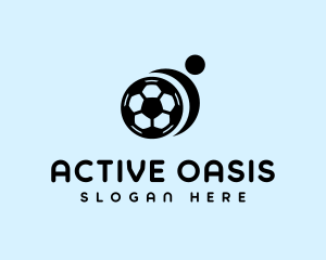 Soccer Football Player logo