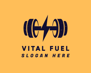 Energy Barbell Fitness logo design