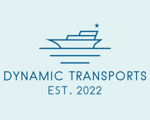 Sea Transport Yacht  logo design