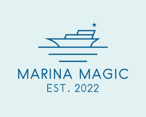 Sea Transport Yacht  logo design