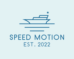 Sea Transport Yacht  logo design