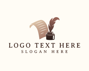 Quill Pen Ink  logo