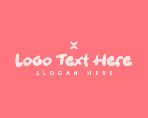 Girly Pink Wordmark Logo