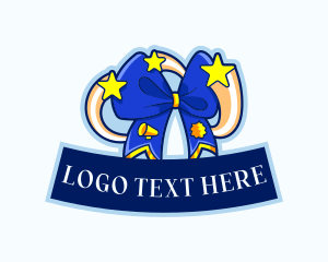 Cheerleading Ribbon Squad logo
