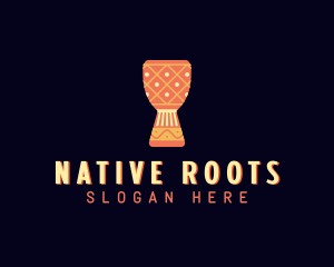 Native Musical Instrument logo design