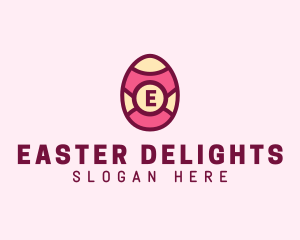 Festive Easter Egg  logo design