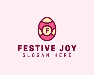 Festive Easter Egg  logo design