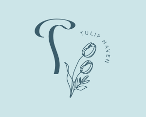 Tulip Flower Florist logo design