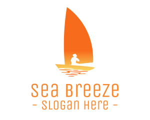 Fisherman Sail Boat logo