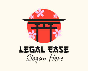 Japanese Flower Architecture  Logo