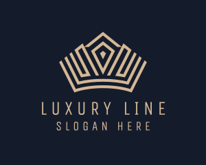 Luxury Crown Tiara logo design