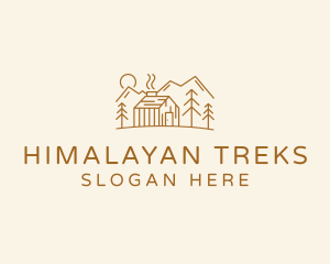 Nature Mountain Travel logo design