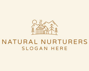 Nature Mountain Travel logo design