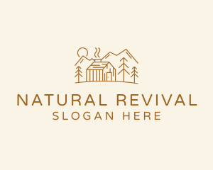 Nature Mountain Travel logo design