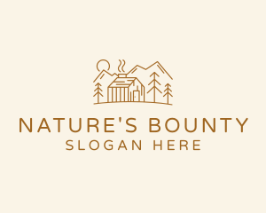 Nature Mountain Travel logo design