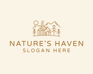 Nature Mountain Travel logo design