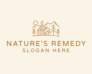 Nature Mountain Travel logo design