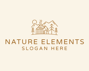 Nature Mountain Travel logo design