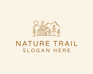 Nature Mountain Travel logo design