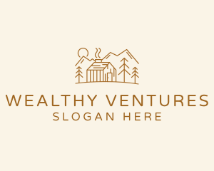 Nature Mountain Travel logo design