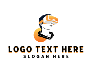 Virtual - Virtual Tech Gamer logo design