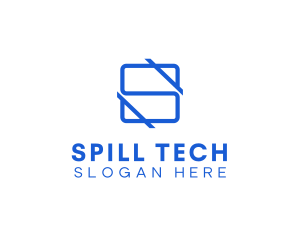 Tech Professional Letter S logo design