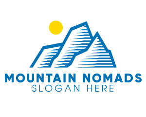 Sun Mountain Trekking logo design