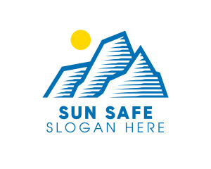 Sun Mountain Trekking logo design