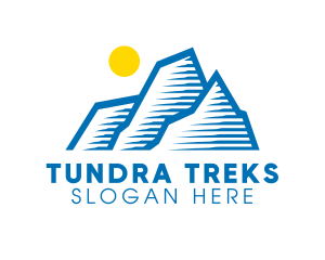 Sun Mountain Trekking logo design