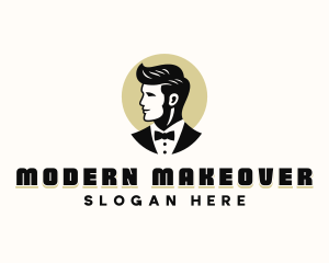 Gentleman Hairstyle Grooming logo