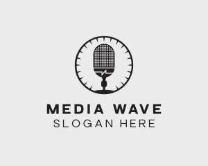 Studio Microphone Broadcast logo