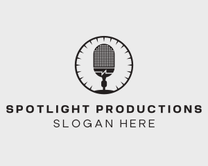 Studio Microphone Broadcast logo