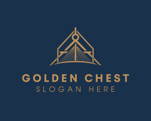 Golden Bridge Compass logo design