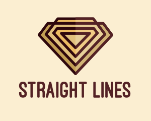 Diamond Line Art Patterrn logo