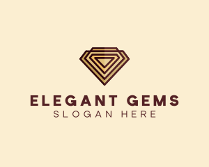 Diamond Luxury Gem logo design