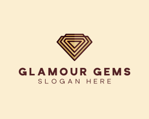 Diamond Luxury Gem logo design