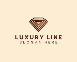 Diamond Luxury Gem logo design