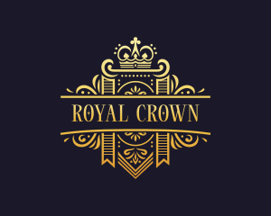 Upscale Crown Monarchy logo design