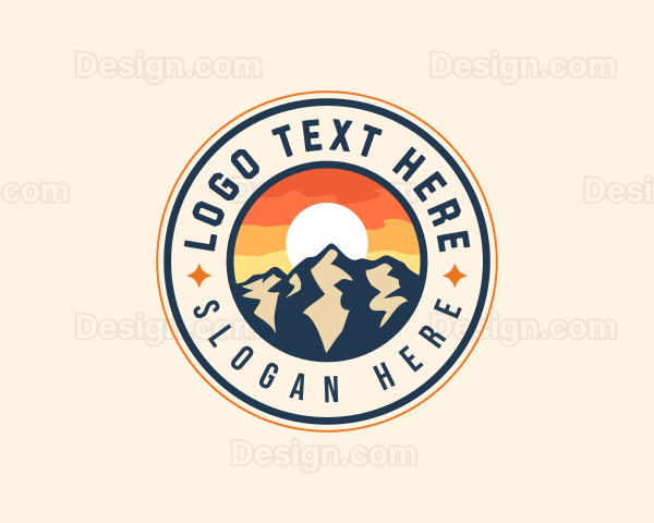 Outdoor Mountain Adventure Logo