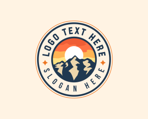 Outdoor Mountain Adventure Logo