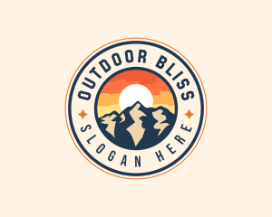 Outdoor Mountain Adventure logo design