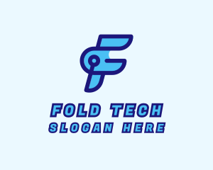 Tech Company Letter F logo design